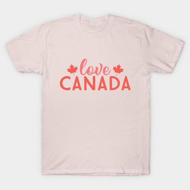 LOVE CANADA! T-Shirt by Urshrt